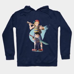 earthbound and Final Fantasy Hoodie